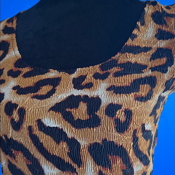 The Nanny Leopard Print Women's Tank Top Cardigan 2pc set vintage y2k small - Picture 4 of 12